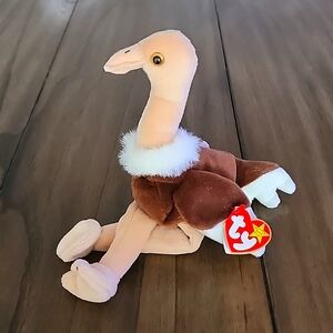 Stretch the Ostrich Beanie baby